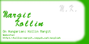 margit kollin business card